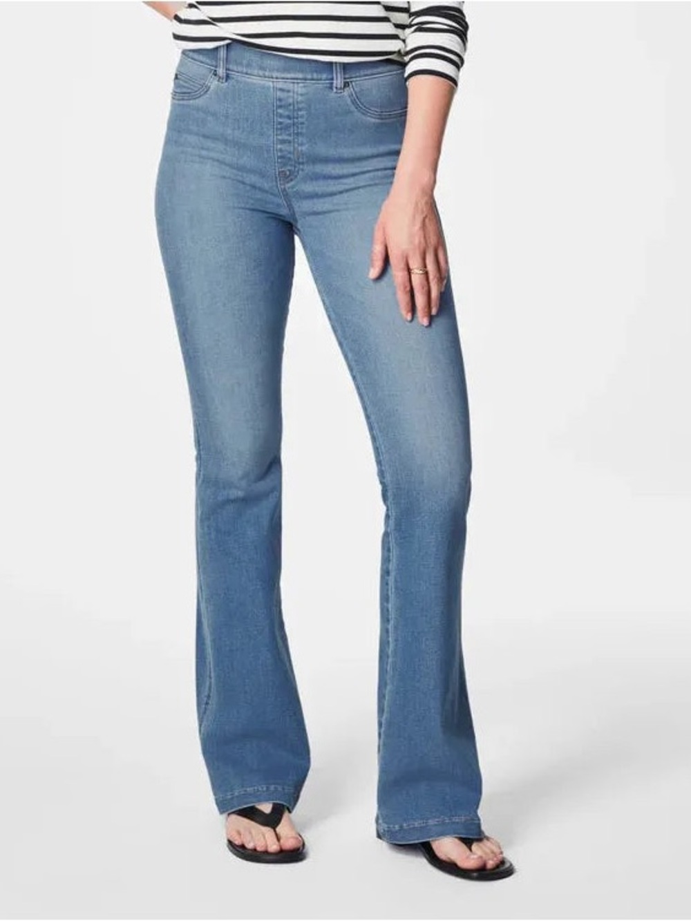 SPANXshape™ Original EveryWear Flare Jeans in Stonewashed Blue